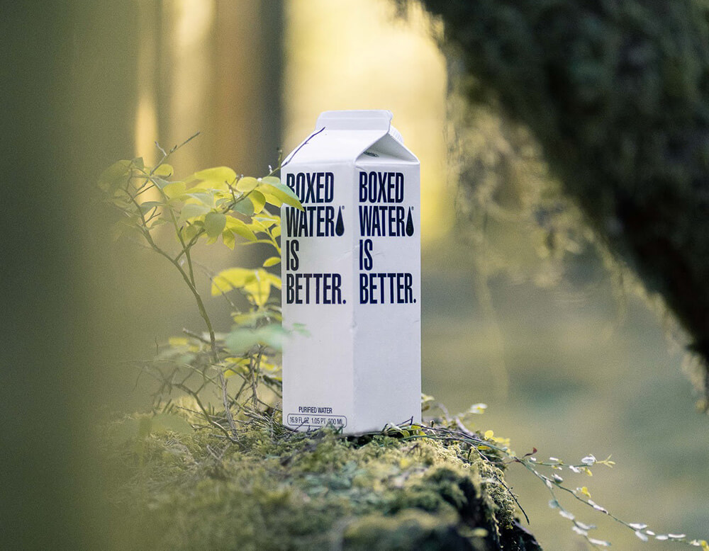 Plastic free paper cups boxed water is better plast free