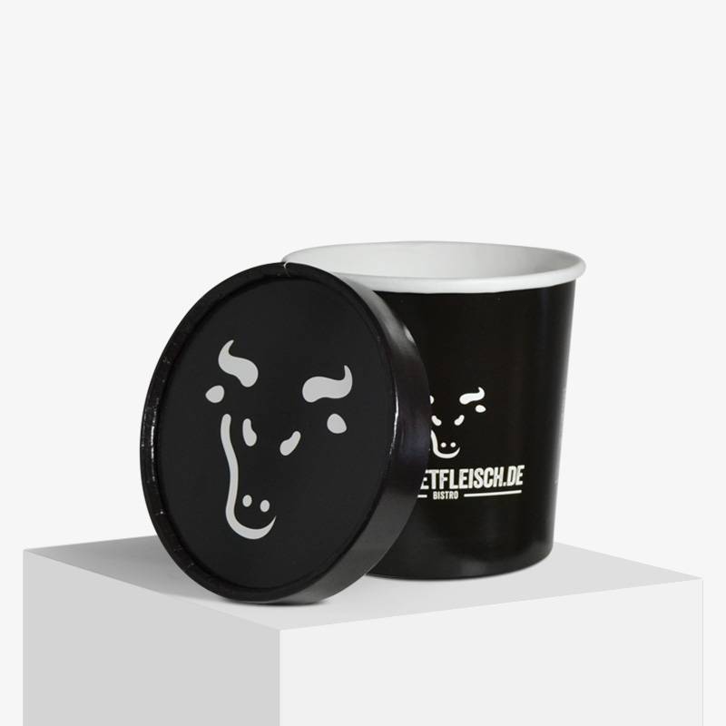 How to buy our food cups ice cream cup small black lid off